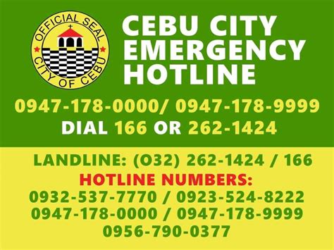 emergency hotline numbers in mandaue city|LIST: Cebu Hospitals' Hotline & Emergency Numbers as of 2022.